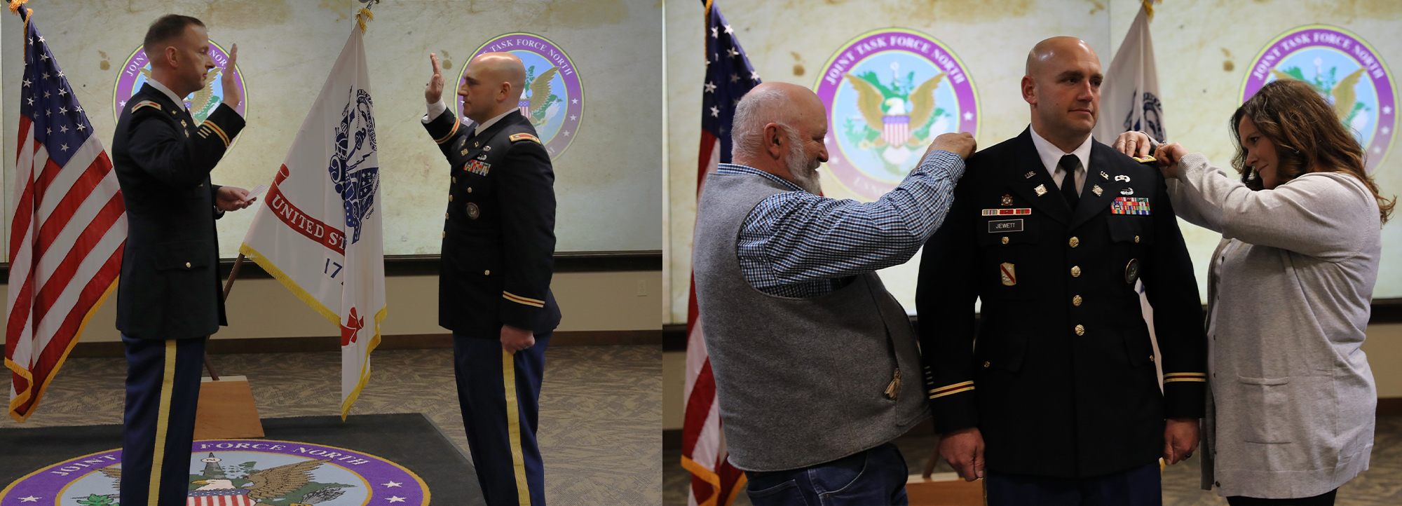 Promotion of Lt. Col. Larry “JD” Jewett
